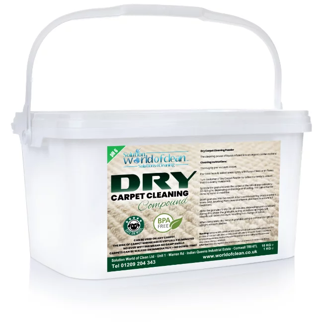 Dry Carpet Cleaning Powder