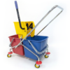 Dual Bucket Mop Wringer with Frame