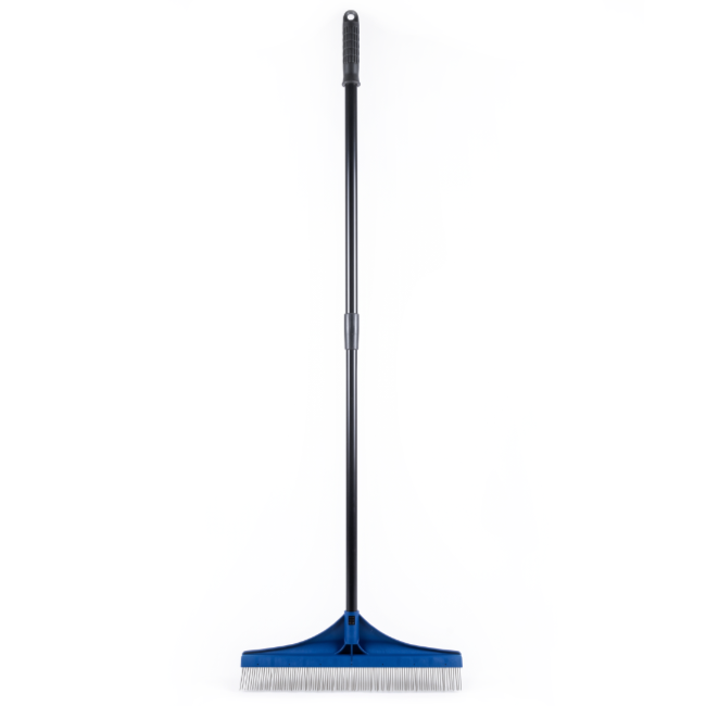 18" Carpet Rake with Telescopic Handle