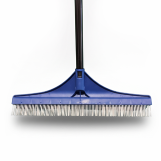 18" Carpet Rake with Telescopic Handle