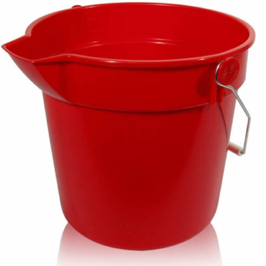red bucket